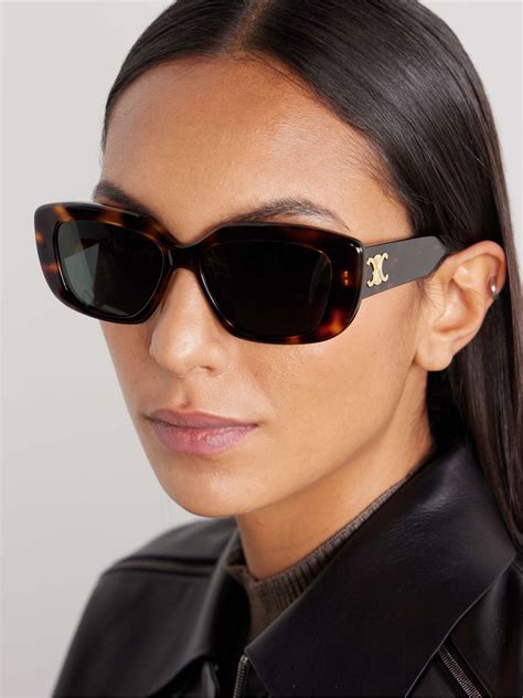 celine triomphe 01 sunglasses in acetate white|WOMEN'S LUXURY ACETATE TRIOMPHE SUNGLASSES.